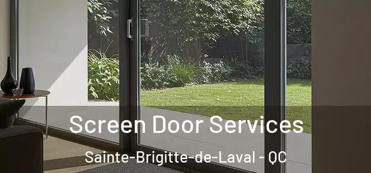 Screen Door Services Sainte-Brigitte-de-Laval - QC